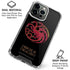 HBO House of the Dragon Red Tararyen Sigil iPhone 16 Pro Clear Case